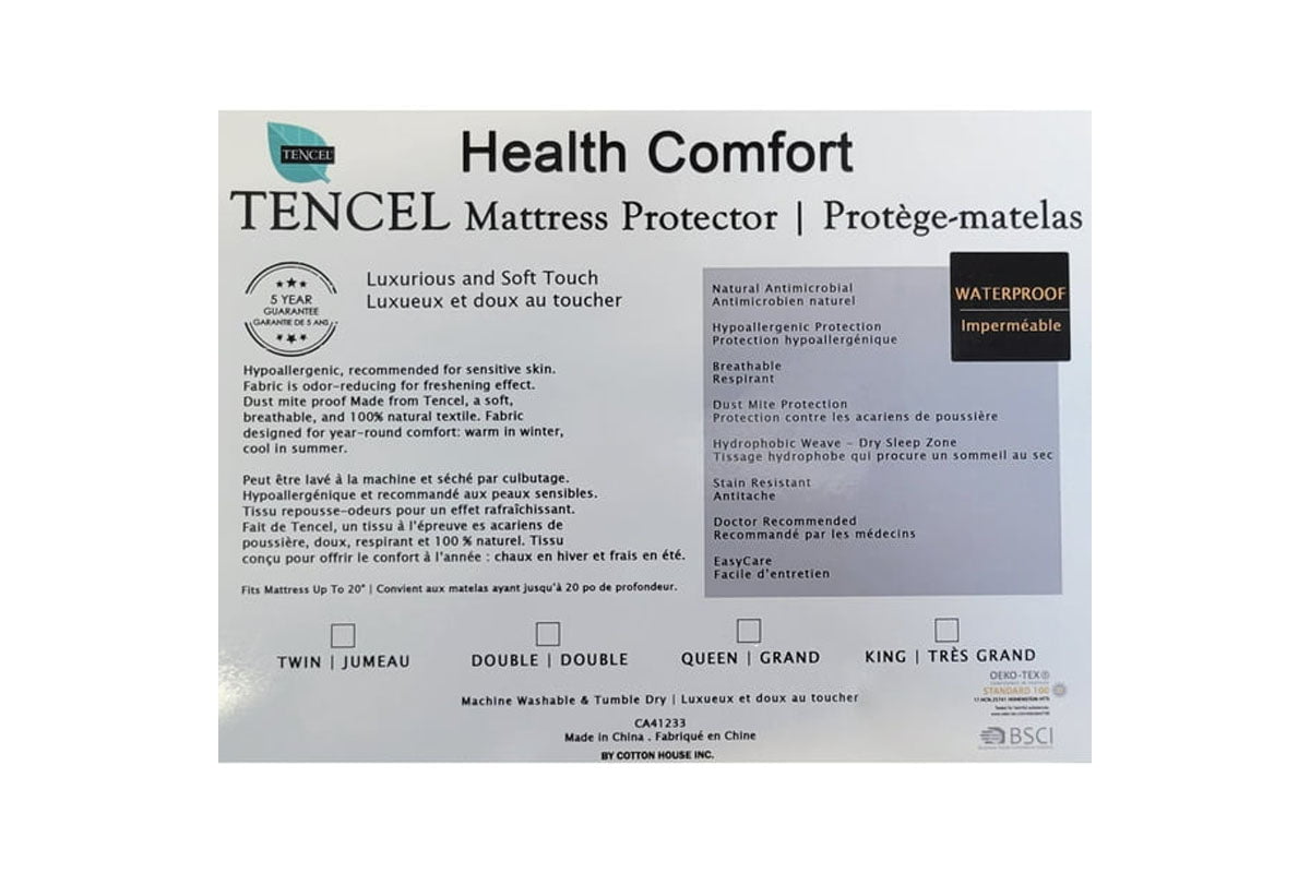 Best Sleep Centre Sleep Accessories Opulent Tencel Mattress Protector