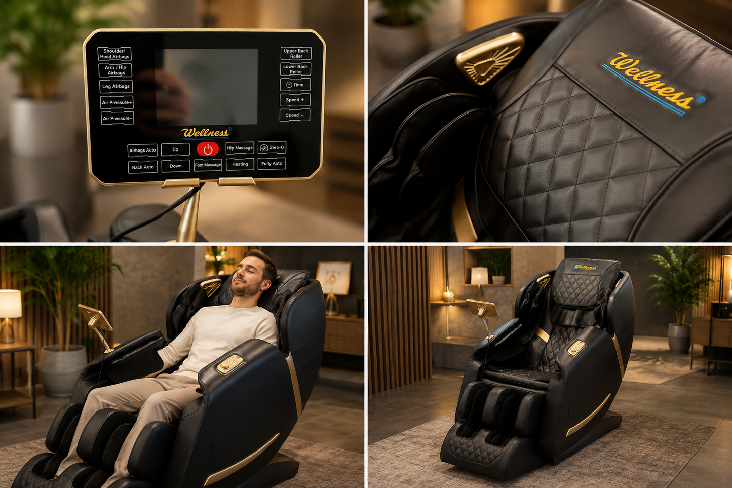 Best Sleep Massage Chairs Black Zero Gravity Full Body Massage Chair - Price Includes Taxes & Delivery (Winnipeg)
