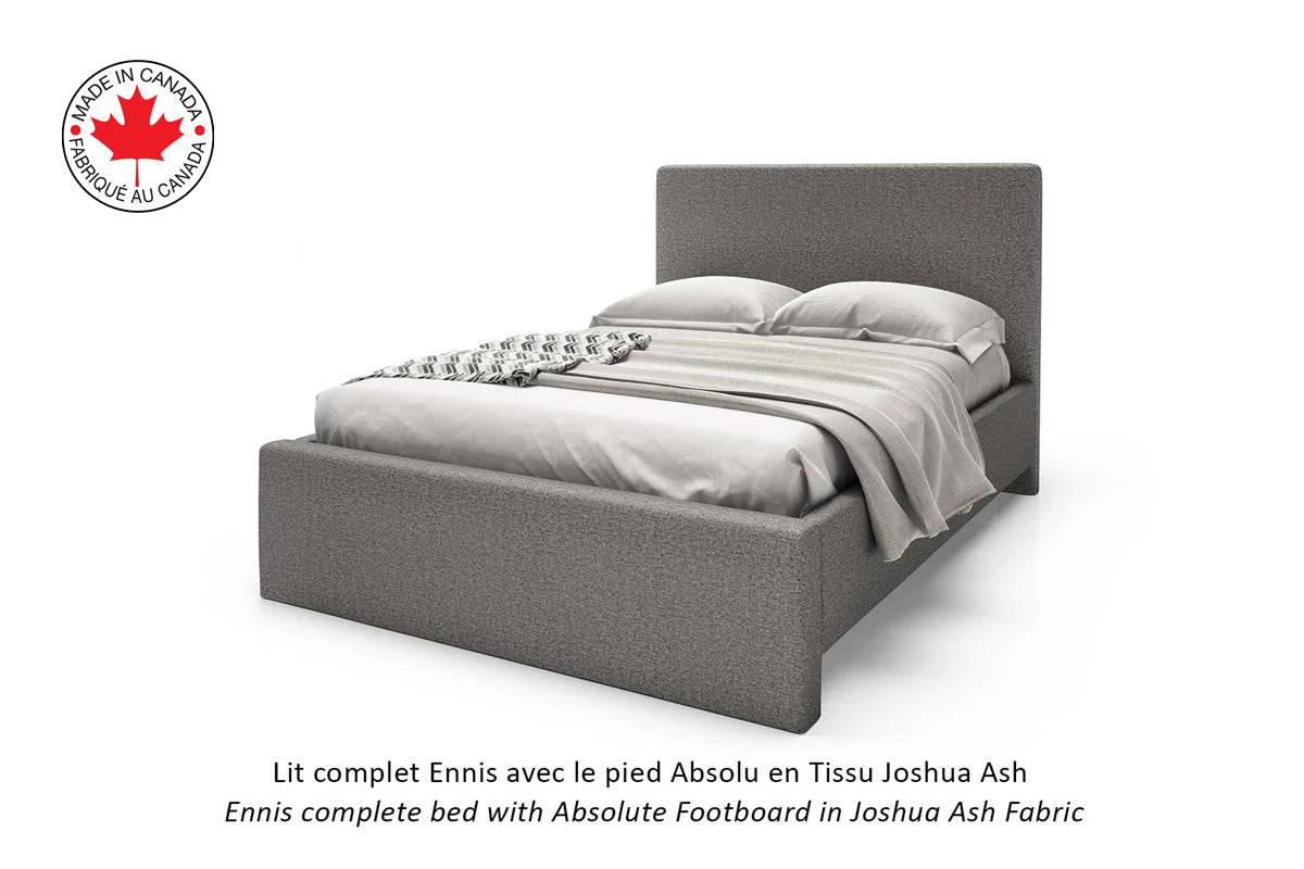 Julien Beaudoin Upholstered Fabric Beds Ennis Upholstered Fabric Bed with Absolute Footboard