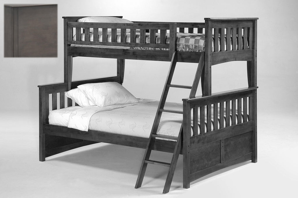 Night and Day Furniture Bunk Beds Ginger Twin Over Full Bunk Bed 35% Off (Stonewash Only)