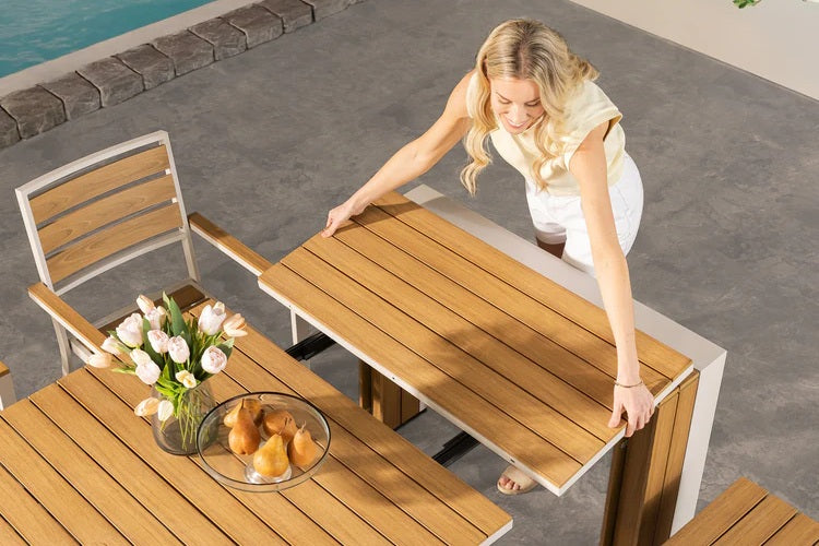 Transformer Table Outdoor Furniture Transformer Outdoor Dining Set - The Gathering