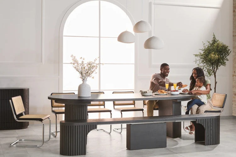 Transformer Table Round Dining Furniture Transformer Round Dining Set - The Practical