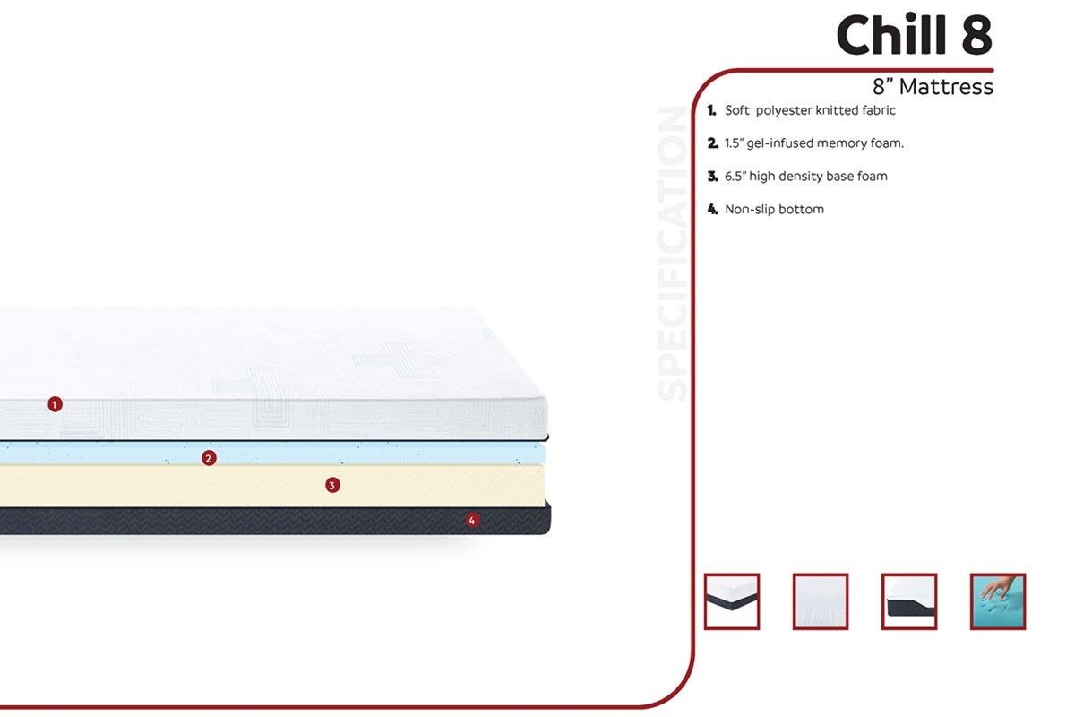 Chill 8" Specsheet