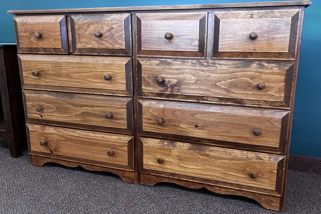 10-Drawer Solid Pine Dresser with Full-Extension Glides & Dovetailed Drawers · Floor Model CLEARANCE