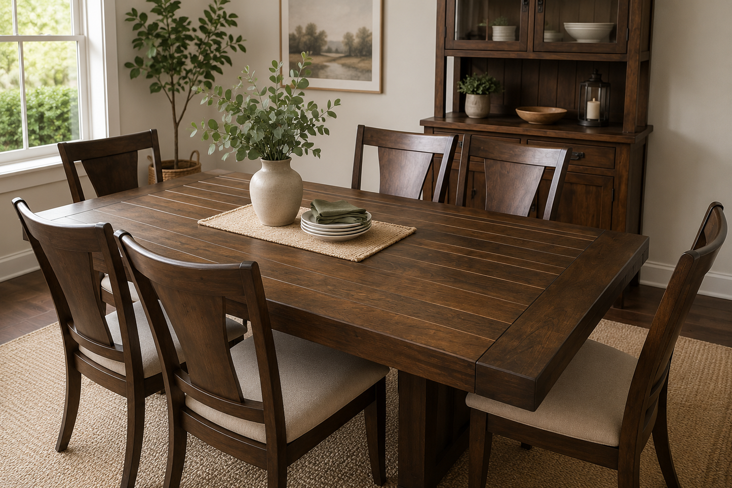 Best Sleep Centre Inc. Indoor Furniture Wellington Amish Collection (Table & 6 Chairs) - Clearance