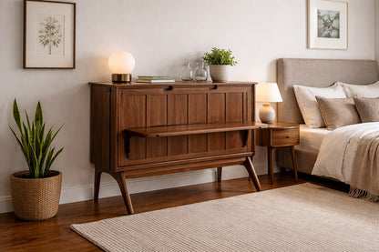 Best Sleep Centre Inc. Murphy Cabinet Beds Olympia Murphy Desk Bed Black Walnut