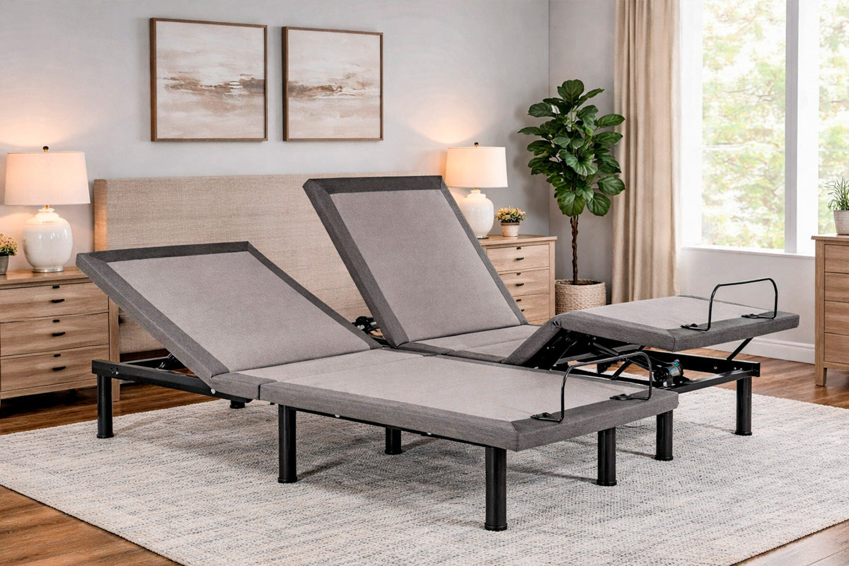 Best Sleep Electric Adjustable Beds Split Queen Oasis Split Queen Lifestyle Adjustable Base