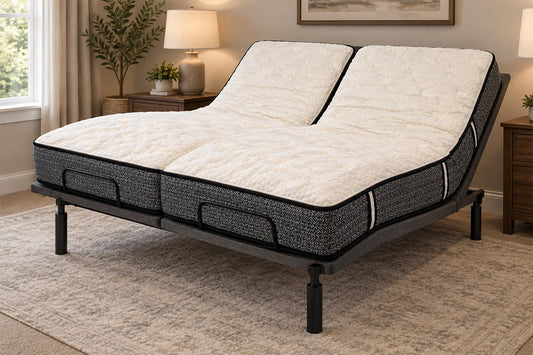 Best Sleep Electric Adjustable Beds Split Head Queen Boston / Majesty SHQ Super Bundle (Taxes, sheets, protectors, delivery Included)