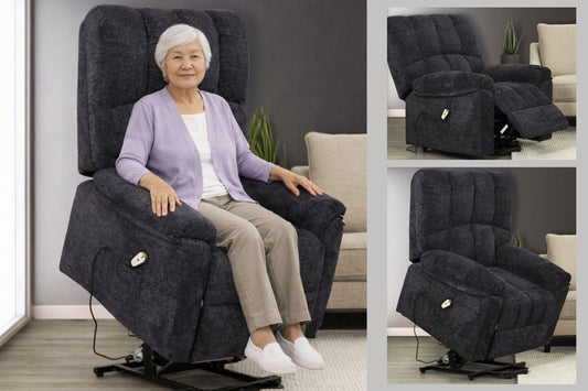 Best Sleep Lift Chair Core Midnight Ashmont Power Lift and Rise Chair
