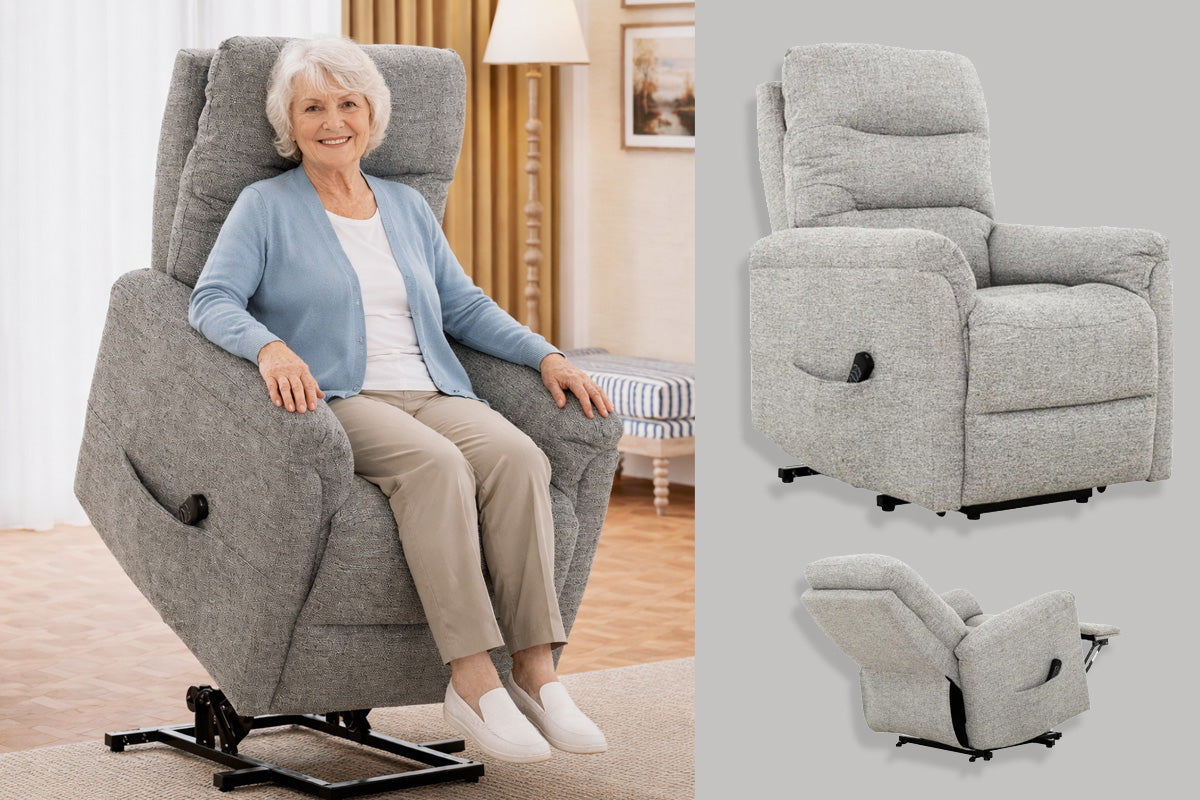 Best Sleep Lift Chair Grey Amalie Power Lift Chair