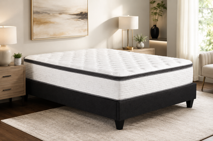 Best Sleep Mattress Fuzion Euro Top 12" Pocket Coil - Bed in a Box