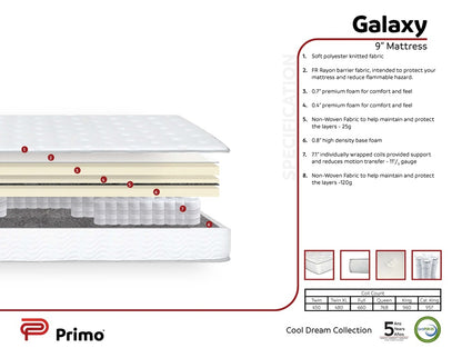 Best Sleep Mattress Galaxy 9"