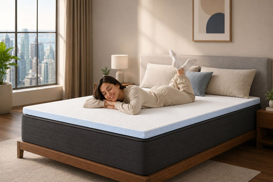 Best Sleep Mattress Toppers Sierra 2.5" Gel-Infused Memory Foam Mattress Topper