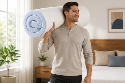 Best Sleep Mattress Toppers Sierra 2.5" Gel-Infused Memory Foam Mattress Topper