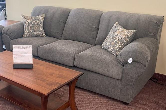 Best Sleep Opportunity Buys Winton Sofa Loveseat Set (Available in Grey) FLOOR MODEL CLEARANCE