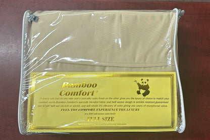 Best Sleep Sheets Full / Sahara Tan Bamboo Comfort Blend Sheets - Very Soft very cool, very long wearing!