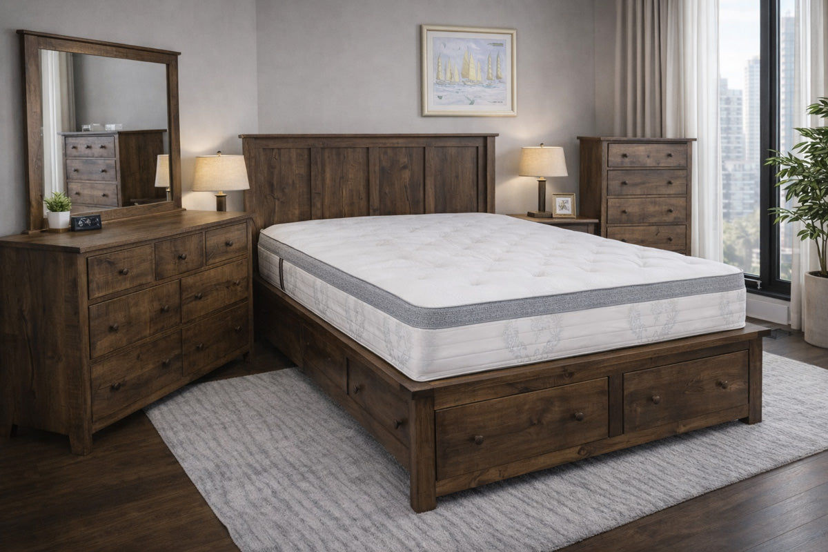 Best Sleep Solid Pine Bedroom Furniture Amish Pine Bedroom Suite - The Country Line