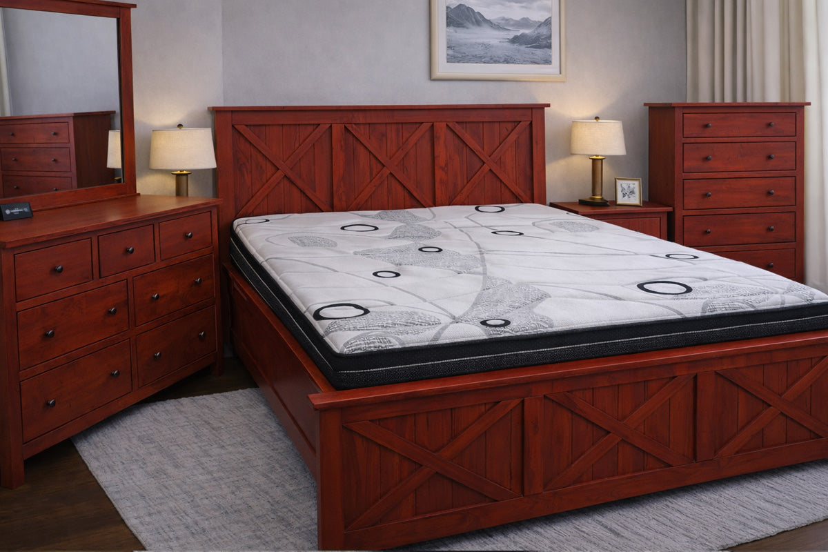 Best Sleep Solid Pine Bedroom Furniture Amish Pine Bedroom Suite - The Country Line