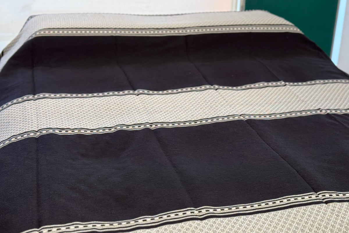 Biuluz Telar Sleep Accessories Traditional Oaxacan Artisan Bedspread - Hand-Crafted, Loom Spun - Turquoise