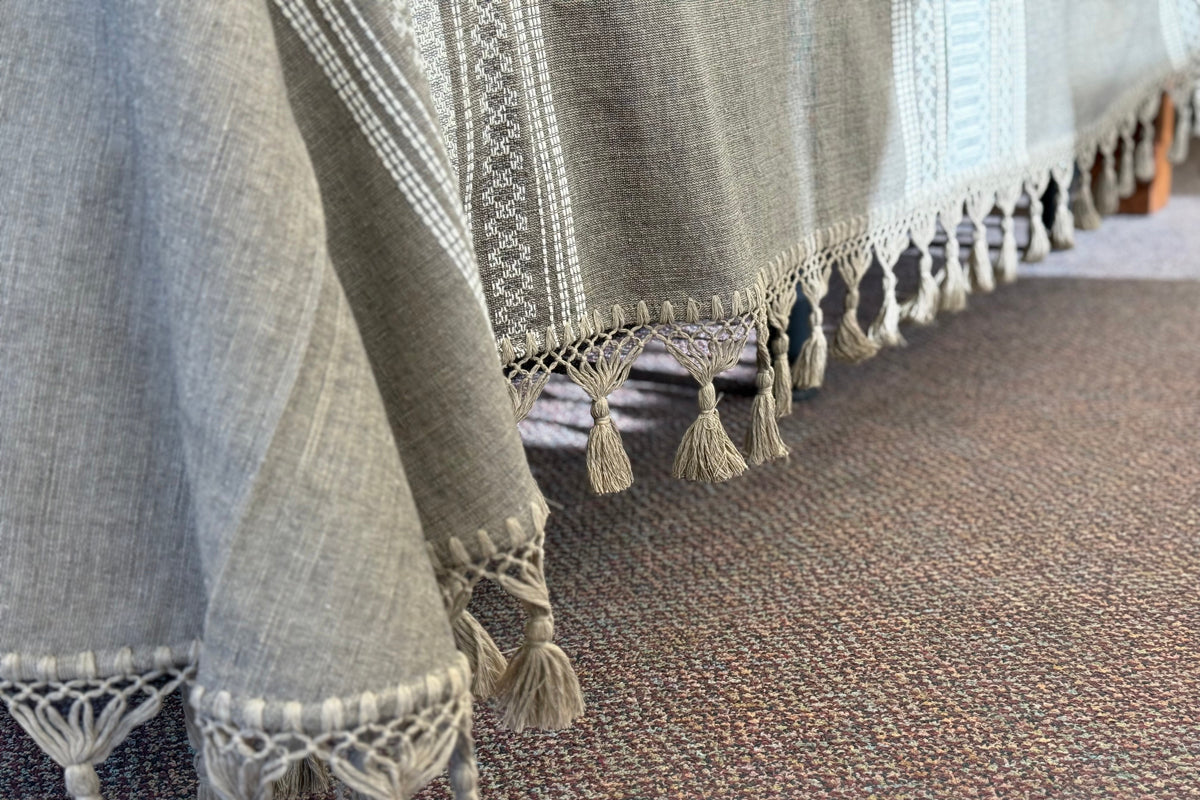 Biuluz Telar Sleep Accessories Traditional Oaxacan Artisan Bedspread - Hand-Crafted, Loom Spun - Turquoise