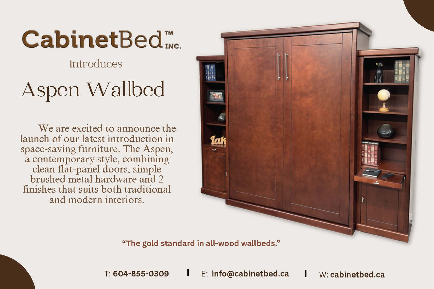 CabinetBed Wall Beds Aspen Wallbed