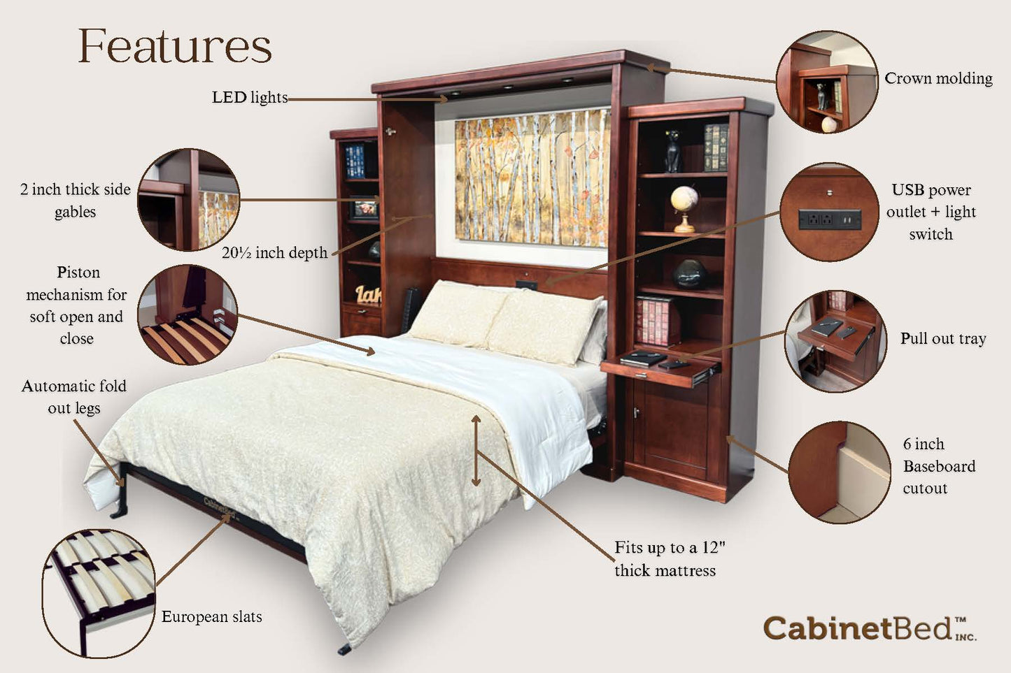 CabinetBed Wall Beds Aspen Wallbed