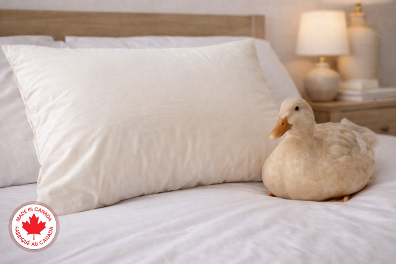 Grandma DeClercq’s Duck Feather & Down Pillow | Multiple Sizes