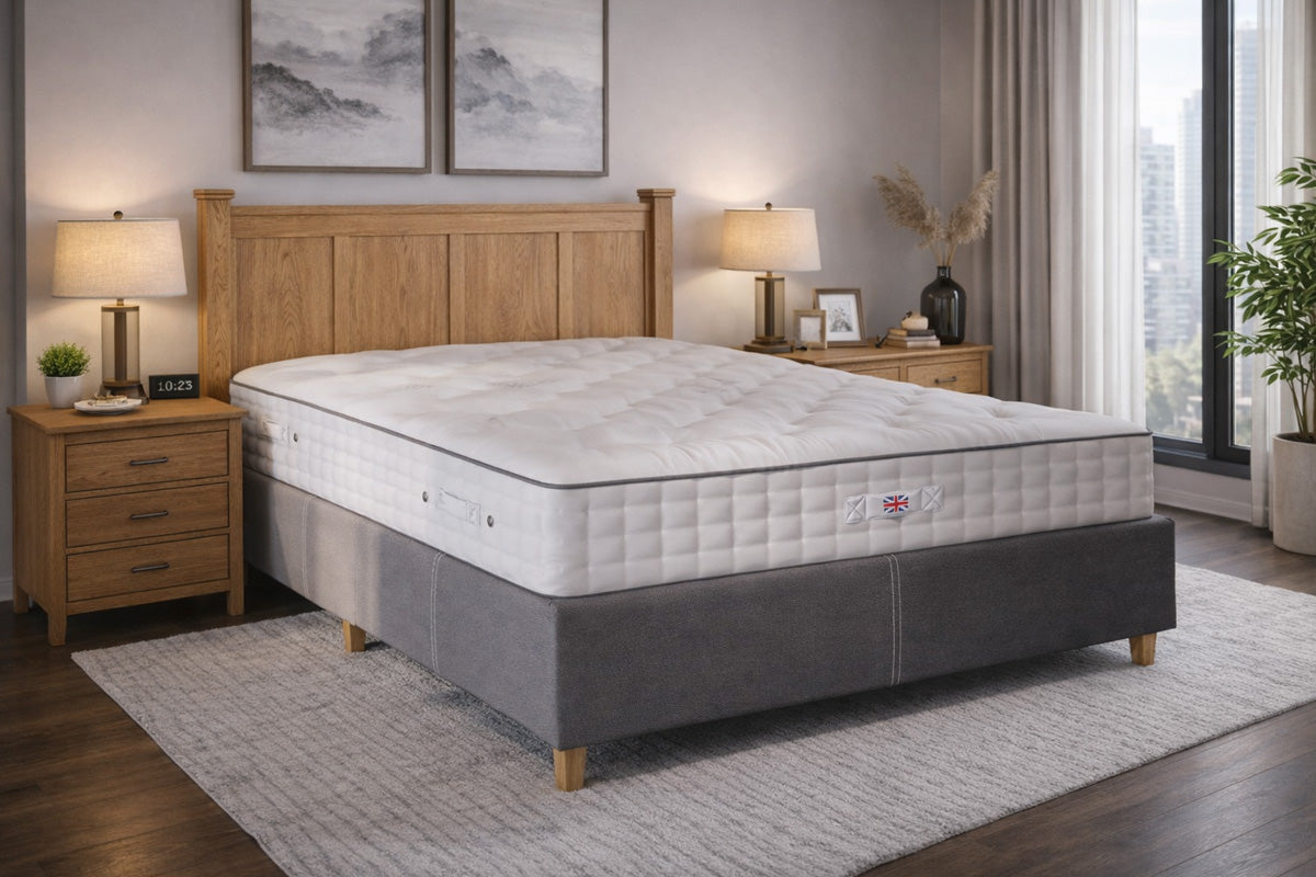Hand Made Bed Company Mattress Westminster 2000 - All Natural, No Foam, No Chemicals - Queen & King