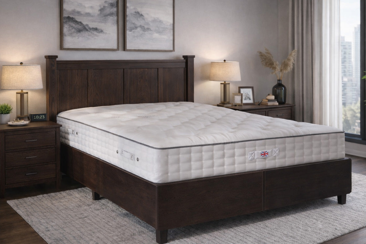 Hand Made Bed Company Mattress Mayfair 5000 - All Natural, No Foam, No Chemicals, Two-Sided Mattress - Twin XL, Queen & King