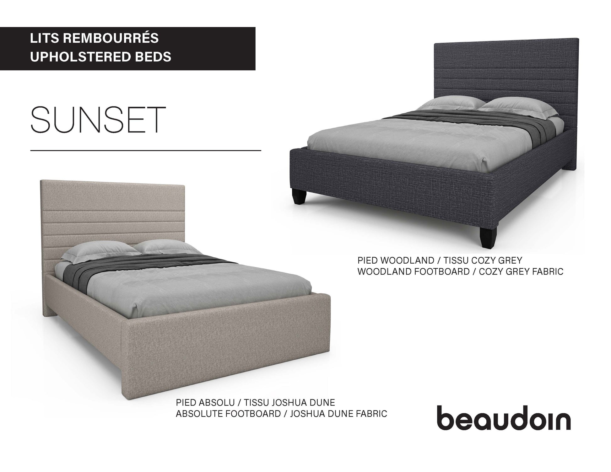 Julien Beaudoin Upholstered Fabric Beds Sunset Upholstered Kids Fabric Bed (Headboard Only)