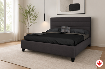 Julien Beaudoin Upholstered Fabric Beds Adelaide Upholstered Platform Bed (Boxspring Required)