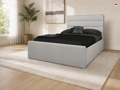 Julien Beaudoin Upholstered Fabric Beds Adelaide Upholstered Platform Bed (No Boxspring Required)