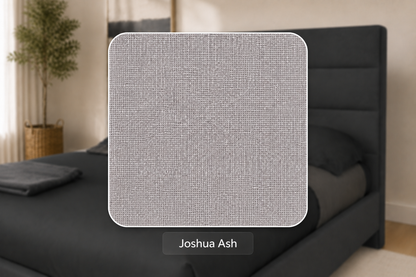 Julien Beaudoin Upholstered Fabric Beds Queen / Joshua Ash Adam Upholstered Platform Bed, Absolute Footboard (No Boxspring Required)
