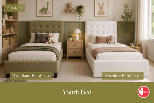 Julien Beaudoin Upholstered Fabric Beds Chelsea Upholstered Kids Platform Bed | Multiple Fabric Colours