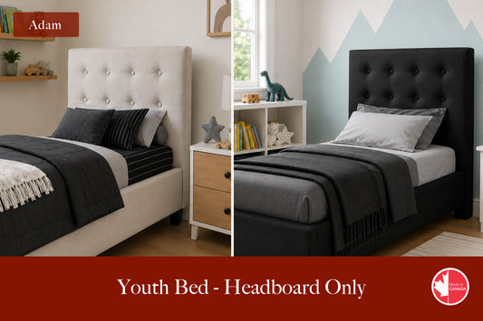 Julien Beaudoin Upholstered Fabric Beds Adam Upholstered Kids Headboard Only | Multiple Fabric Colours