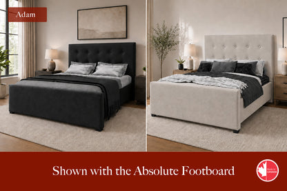 Julien Beaudoin Upholstered Fabric Beds Adam Upholstered Platform Bed – Box Spring Required | Multiple Fabric Colours