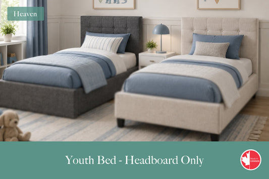 Julien Beaudoin Upholstered Fabric Beds Heaven Upholstered Kids Headboard Only | Multiple Fabric Colours