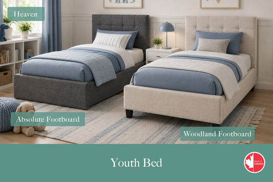 Julien Beaudoin Upholstered Fabric Beds Twin / Woodland / Yates 84 Heaven Upholstered Kids Platform Bed - Boxspring Required | Multiple Fabric Colours