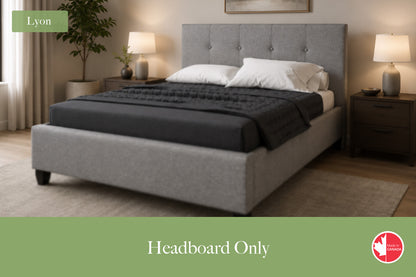 Julien Beaudoin Upholstered Fabric Beds Queen / Headboard Only / Yates 84 Lyon Upholstered Headboard Only | Multiple Fabric Colours