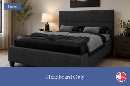 Julien Beaudoin Upholstered Fabric Beds Queen / Headboard Only / Yates 84 Lucas Upholstered Headboard Only | Multiple Fabric Colours