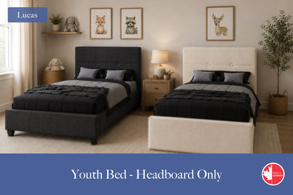 Julien Beaudoin Upholstered Fabric Beds Twin / Yates 84 Lucas Upholstered Kids Headboard Only | Multiple Fabric Colours