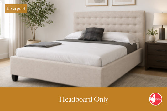 Julien Beaudoin Upholstered Fabric Beds Queen / Headboard Only / Yates 84 Liverpool Upholstered Headboard Only | Multiple Fabric Colours