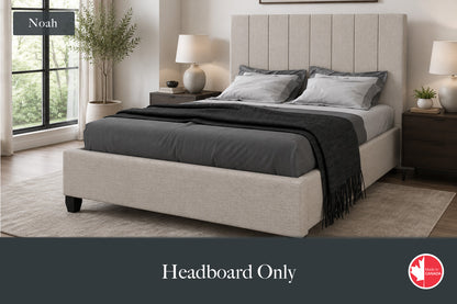 Julien Beaudoin Upholstered Fabric Beds Queen / Headboard Only / Yates 84 Noah Upholstered Headboard Only | Multiple Fabric Colours