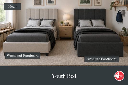 Julien Beaudoin Upholstered Fabric Beds Twin / Woodland / Yates 84 Noah Upholstered Kids Platform Bed – No Box Spring Required | Multiple Fabric Colours