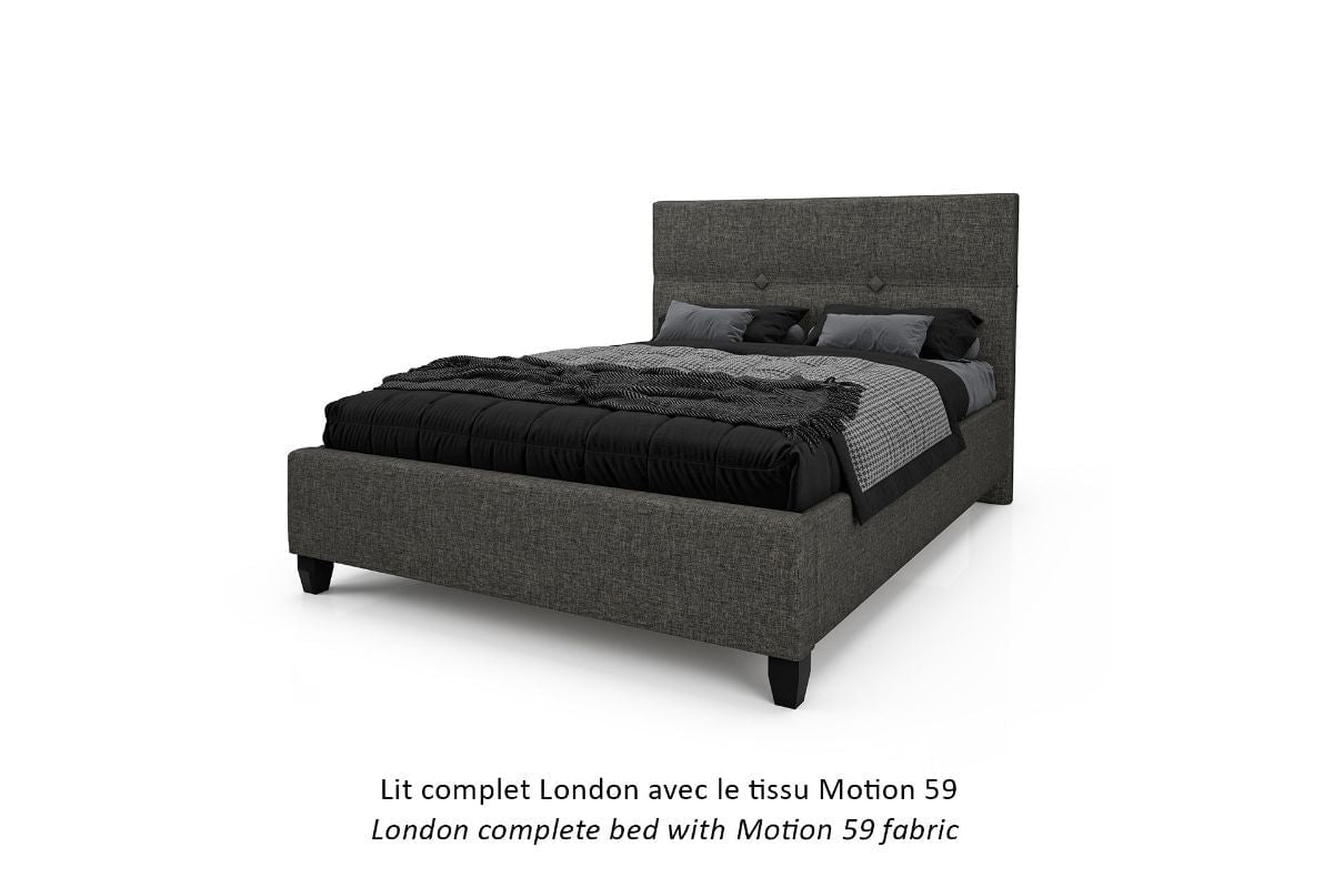 Julien Beaudoin Upholstered Fabric Beds London Upholstered Fabric Bed