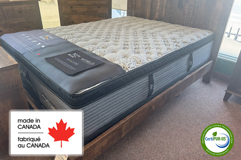 Bella Plush Euro Top 14" Mattress by King Koil Floor Model QUEEN ONLY