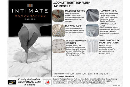 King Koil Mattress Moonlit Tight Top Plush 14"