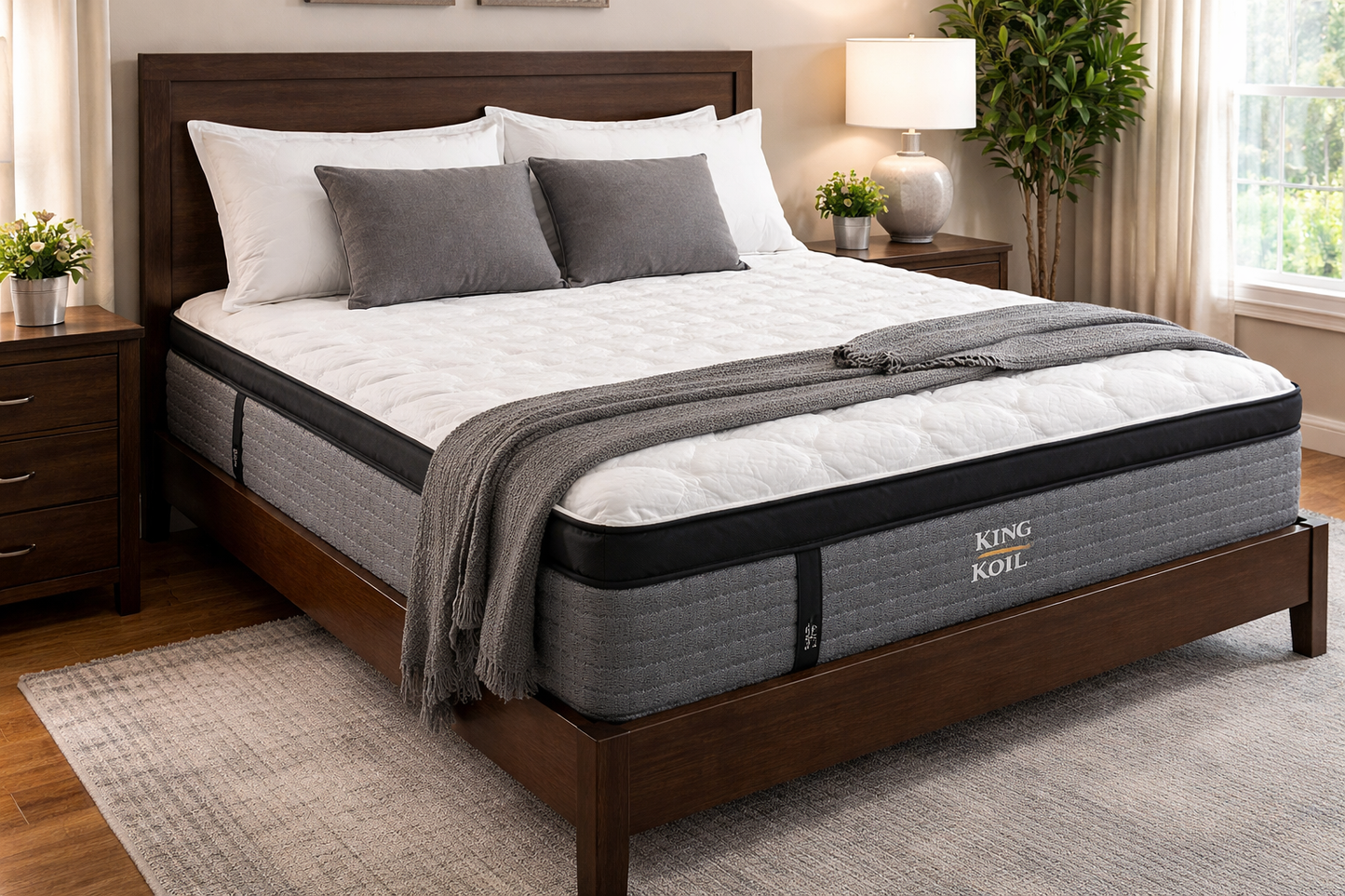 King Koil Mattress Enrica Firm Euro Top 15" Mattress by King Koil