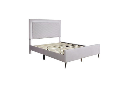 Milton Green Stars Platform Beds Starlight Upholstered Platform Bed Frame with Backlit Headboard