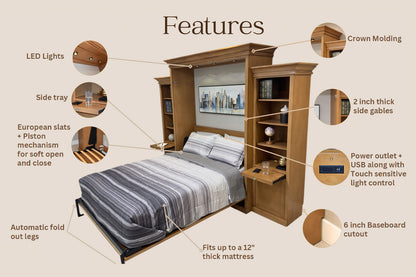 Night and Day Furniture Monte Carlo Murphy Wall Bed